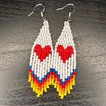 Heart with Colorful Tips