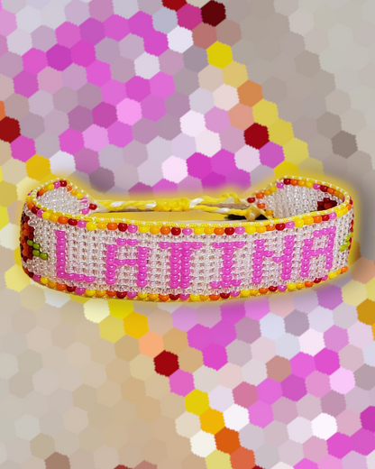 LATINA Beaded Bracelet - Pulsera de Chaquiras LATINA