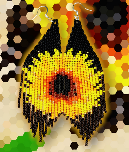 Sunflower Earrings - Aretes de Girasol