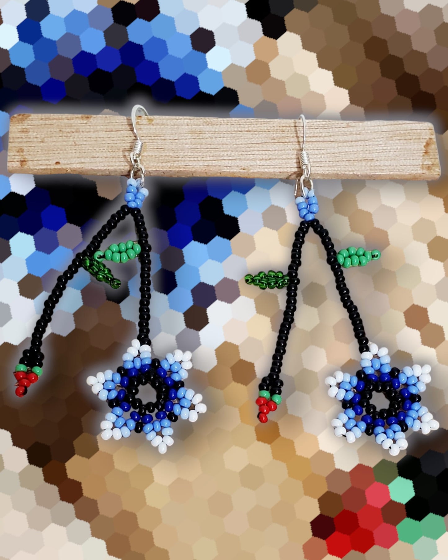 Beaded Flower Set - Set de Flores de Chaquiras/Mostacillas